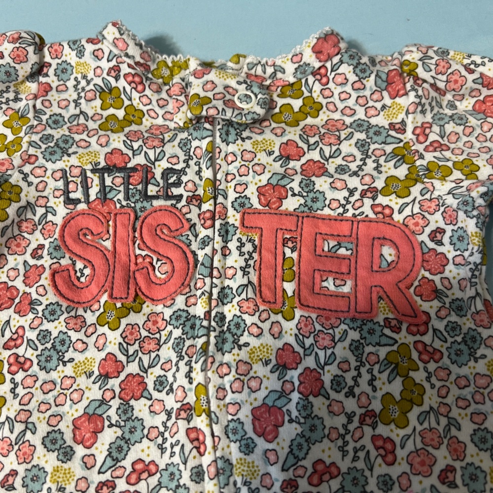 5 items for $20-“Little sister” sleeper by child of mine 0-3